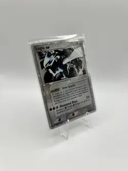 2005 Pokemon EX Unseen Forces Lugia EX Holo Foil Rare 105/115 / Creased. - Image 2
