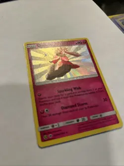 2019 Pokemon Diancie SV36/SV94 Hidden Fates: Shiny Vault Holo NM - Image 2