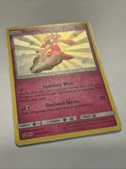 2019 Pokemon Diancie SV36/SV94 Hidden Fates: Shiny Vault Holo NM - Image 4