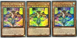3 x BLRR-EN021 Michion, the Timelord - Ultra Rare 1st Edition Near Mint YuGiOh - Image 1
