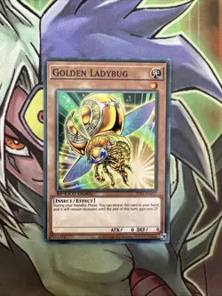 STP3-EN017 Golden Ladybug Common Unlimited Edition NM Yugioh Card - Image 1