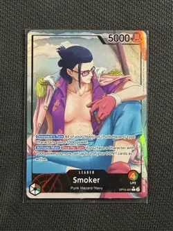One Piece Cards Smoker Alternate Alt Leader OP10-001 - Image 1