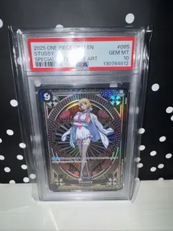 Stussy Special Alternate Art One Piece Op11-A Fist Of Divine Speed 085 SP PSA 10 - Image 1