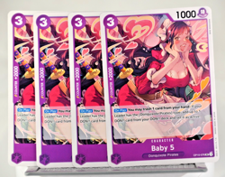 OP10-076 Baby 5 (UC) Royal Blood One Piece CCG x4 Playset - Image 1
