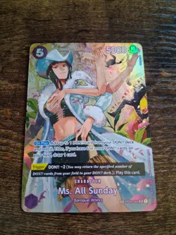 One Piece Card Game CCG TCG Ms All Sunday OP04-064 SR Alternate Art NM - Image 2