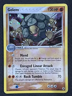 Golem ( EX Legend Maker) Holo Rare 6/92 2006 Pokemon Card LP/NM - Image 1