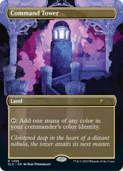 MTG English Command Tower (1496) NM Normal Secret Lair - Image 1