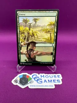 MTG Magic - Basic Forest Amonkhet Custom Foil Altered Card Llanowar *CCGHouse* - Image 1