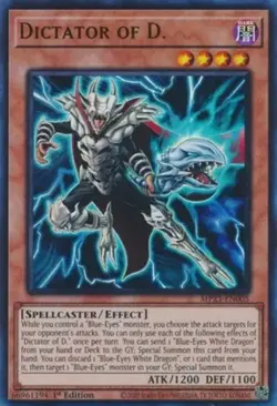 Dictator of D. - MP23-EN005 - Ultra Rare - 1st Edition Near Mint Yugioh Card - Image 1