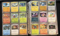 HUGE Pokemon / One Piece mix Binder Card Collection 745+ lot Modern set. - Image 5
