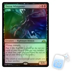 FOIL DOOM WHISPERER Guilds Of Ravnica GRN Magic MTG MINT CARD - Image 1