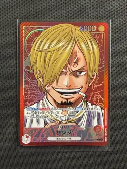One Piece Cards JAPANESE Sanji Alt Art Leader PRB01-001 L - Image 1