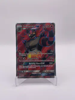 Incineroar GX SM38 Black Star Promo Full Art Pokemon Card LP Condition - Image 1