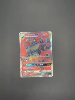Incineroar GX SM38 Black Star Promo Full Art Pokemon Card LP Condition - Image 3