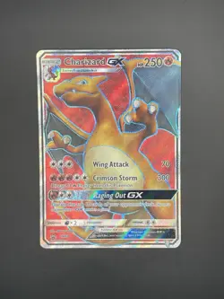 Charizard GX SM60 Sun & Moon Full Art Ultra Rare Holo Promo Pokemon Card - Image 3