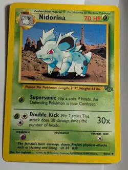 Nidorina 40/64 - Jungle - Pokemon TCG CCG Card - Image 1