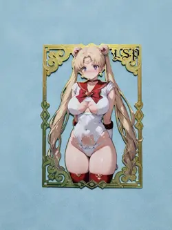 SERIALIZED 194/200 Sailor Moon Metal Card Goddess Story Waifu Spicy Usagi LSP - Image 1
