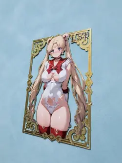 SERIALIZED 194/200 Sailor Moon Metal Card Goddess Story Waifu Spicy Usagi LSP - Image 3