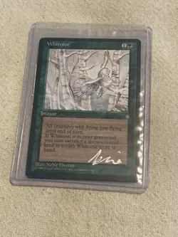 Whiteout | MtG Magic Ice Age | Signed By Artist Nene Thomas Certificate Of Auth - Image 1