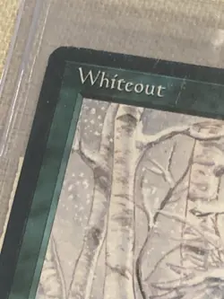 Whiteout | MtG Magic Ice Age | Signed By Artist Nene Thomas Certificate Of Auth - Image 4