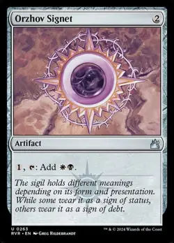 Orzhov Signet - Foil RVR NM MTG - Image 1