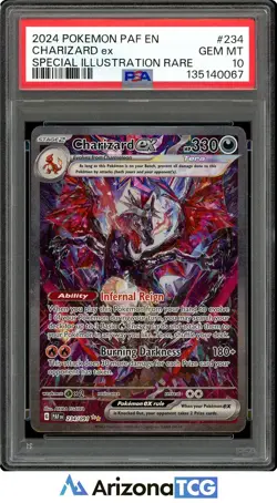 Pokemon 2024 Charizard ex 234/091 SIR Paldean Fates GEM MINT PSA 10 - Image 1