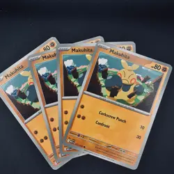 4x Makuhita | Mega Evolution | 072/132 | Common | NM | Pokemon TCG Playset - Image 1