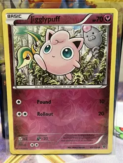 Jigglypuff 65/124 XY Fates Collide Reverse Holo Common NM - Image 1