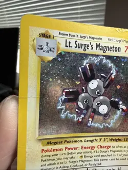 Pokemon TCG Lt. Surge's Magneton Gym Heroes 8/132 Holo Unlimited Rare - Image 5