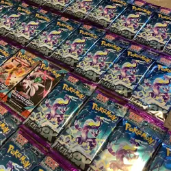 Pokemon Violet Ex Booster Pack Lot (36 Sealed Packs) +2 Bonus Paradox Rift Packs - Image 3