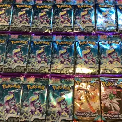 Pokemon Violet Ex Booster Pack Lot (36 Sealed Packs) +2 Bonus Paradox Rift Packs - Image 5