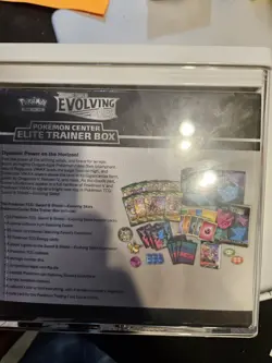 New Factory Sealed Pokemon TCG Pokemon Center Evolving Skies Elite Trainer Box - Image 3