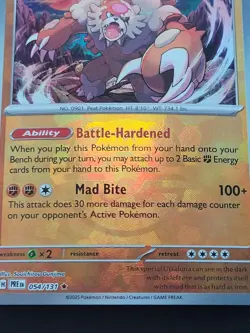 Bloodmoon Ursaluna 054/131 Master Ball Pattern Prismatic Evolutions Pokemon TCG - Image 2