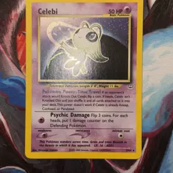Pokemon TCG Celebi Holo Rare Neo Revelation 3/64 Near Mint - Image 2