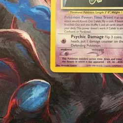 Pokemon TCG Celebi Holo Rare Neo Revelation 3/64 Near Mint - Image 5