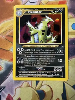 Pokemon Tyranitar 12/75 Neo Discovery Holo Rare Vintage WOTC Near Mint NM - Image 3