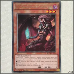 Alich, Malebranche of the Burning Abyss - NECH-EN083 - Rare 1st Edition Yugioh - Image 1