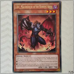 Libic, Malebranche of the Burning Abyss - SECE-EN083 - Rare 1st Edition Yugioh - Image 1
