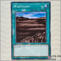 Wasteland - LOB-EN047 - Common Unlimited Yugioh - Image 1