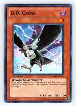 Yugioh D.D. Crow RYMP-EN095 1st Edition Super Rare - NM 💎 - Image 1