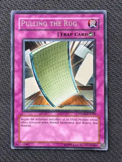 Yugioh Pulling the Rug Unlimited Edition Rare STON-EN060 LP/NM - Image 1