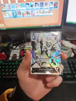 2025 One Piece TCG Starter Deck Ex Gear 5 Monkey D. Luffy ST21-001 Alternate Art - Image 1