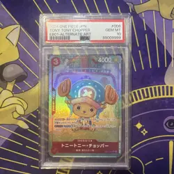 One Piece TCG EB01-006 Tony Tony Chopper SR ALT Japanese PSA 10 - Image 1