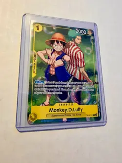 One Piece CCG Monkey.D.Luffy OP10-111 Rare Promo Card NM - Image 1