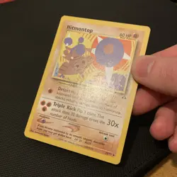 Pokemon TCG Hitmontop Neo Discovery 22/75 unlimited non holo Rare card - Image 3