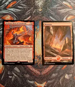 Orithion Hero of Lavabrink Magic The Gathering MOM MTG NM + Bounus Card - Image 1