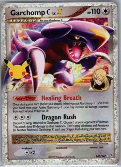 Garchomp C LV.X 145/147 Celebrations: Classic Collection - Pokemon Card - NM - Image 1
