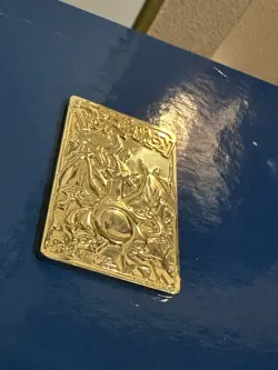 1999 NINTENDO CHARIZARD LIMITED EDITION 23K GOLD PLATED TRADING CARD Collectors - Image 3