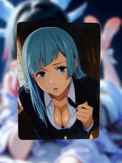 Kasumi Miwa Jujutsu Kaisen Anime Waifu Sexy Goddess Doujin Hentai Lewd Card - Image 1
