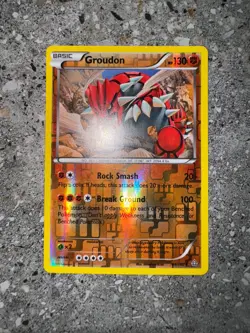 Pokemon TCG Cards Groudon 84/160 Primal Clash Reverse Holo Rare - Image 3